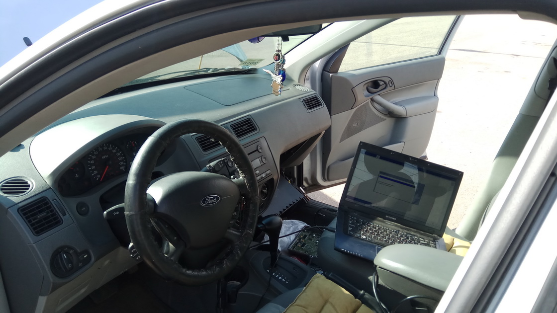 Перепрограммирование блока управления двигателем Focus Usa 2004